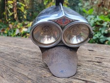 Melas Cobra Doppelscheinwerfer 30er Selten für antikes Fahrrad