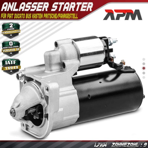 Anlasser starter 7kw 9 - anlasser, 1.7kw