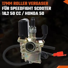 Vergaser 17mm 50cc 2-Takt Roller für Kymco SYM Honda Peugeot Speedfight 1 & 2 AC