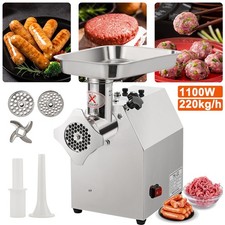 Elektrischer Fleischwolf 1100W Wurstfüller Wurstmaschine Profi Küchenmaschinen