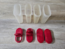 4x TUPPERWARE Gewürzriese rot Streudose 270 ml