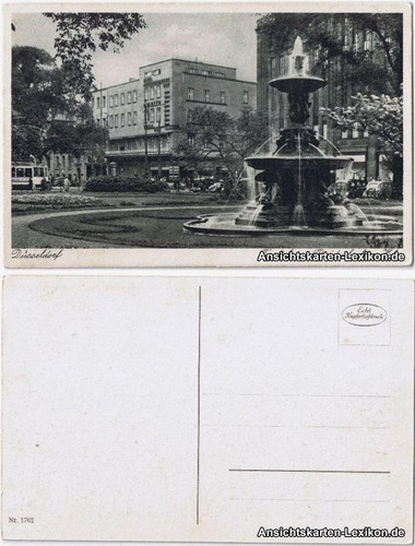 Ansichtskarte düsseldorf - ansichtskarte,