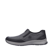 Rieker Slipper Schwarz-Grau