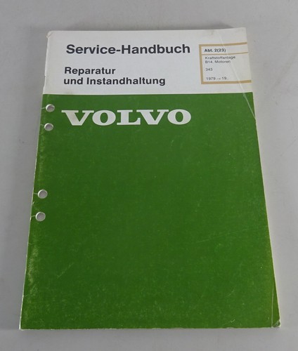Werkstatthandbuch volvo 343 - werkstatthandbuch,