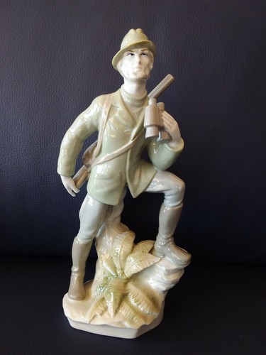 Porzellanfigur jäger mit - jäger,