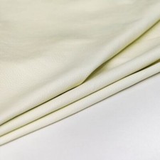 DICKLEDER weiß Echtleder