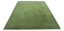 nr ECK4509 Handgeknüpfter Teppich Gabbeh Loribaft Grün Wolle fein 250 x 173 cm
