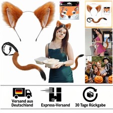 3-teiliges Fuchs-Kostüm für