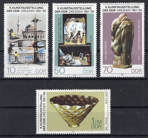 Ddr 1988 werte 3124 - werte, 3124-3127