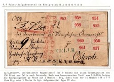 Hannover Paketbegleitbrief