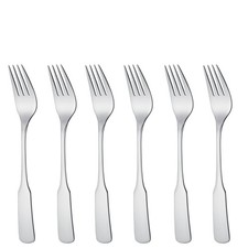 GRÄWE Tafelgabeln 6 Stück, Edelstahl 18/10, Serie Spaten, Besteck
