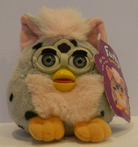 Furby buddies grey with pink - buddies,