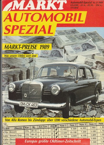 Oldtimermarkt sonderheft - oldtimermarkt, nr
