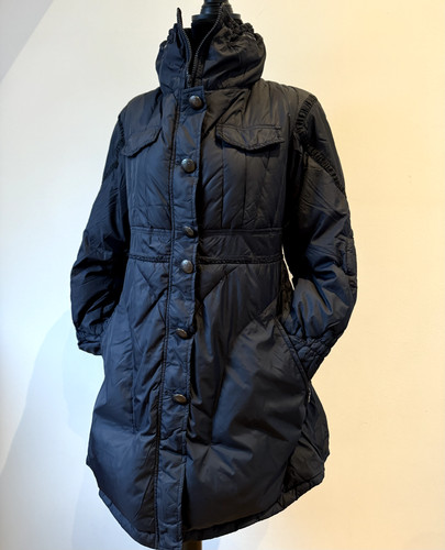 Daunenmantel blau marithe - daunenmantel,