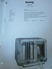 Schaltplan Radio Eumig 439 W 1938/39