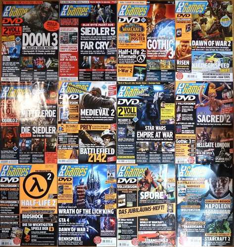 Games zeitschriften - pc,