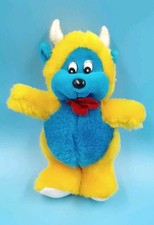 Vintage Bär Teufel Gelb Blau