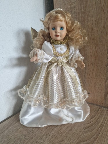 Vintage porzellanpuppe engel - porzellanpuppe,