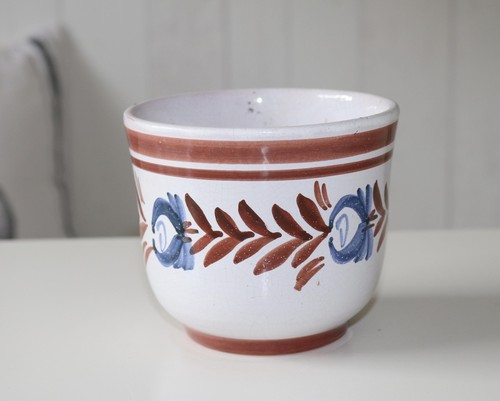 Vintage keramik übertopf - keramik, /