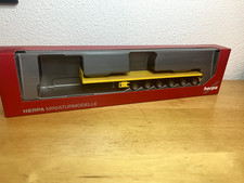 HERPA 076715-004 Modell 1:87/H0 Lkw-Auflieger, Nooteboom Ballasttrailer, gelb 