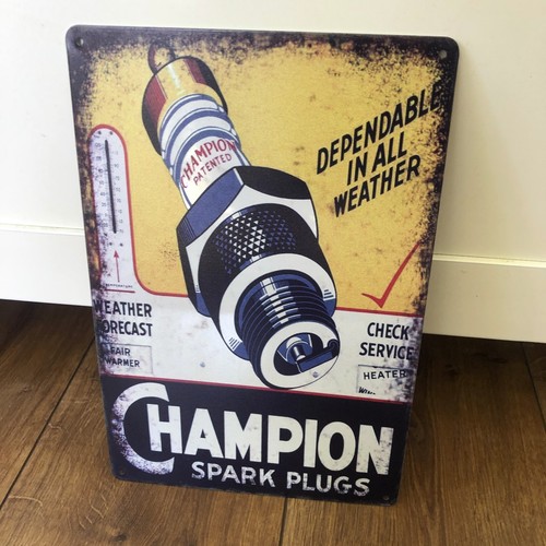 Champion blechschild schild - champion,