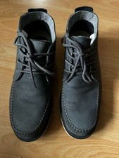 Toms 3-Loch Schnürschuh blaugrau Chukka boots Size 10 M 43 Herren wie neu