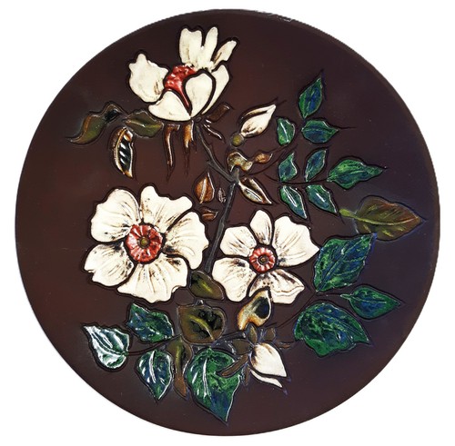 Wandteller ruscha keramik - keramik, 33cm