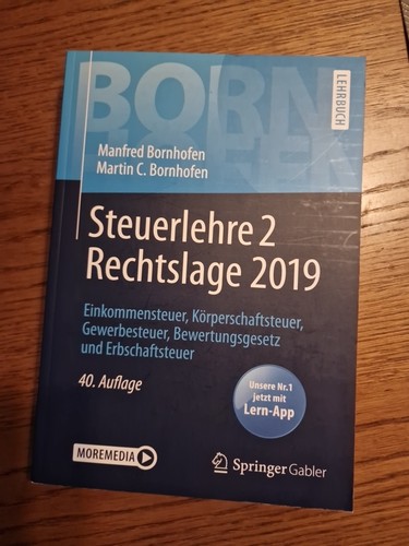 Steuerlehre rechtslage 2019 - 2,