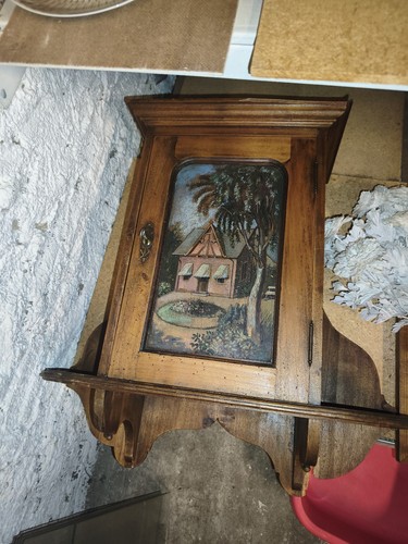 Antiker wandschrank holz - antiker,