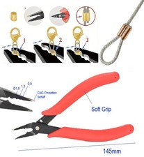 Soft Grip Präzision Pinzetten Zange mit Quetsch Funktion Bastel Schmuck Zange