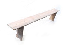 alte Bank lang 257cm Holz Holzbank Sitzbank  Vintage