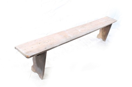 Alte bank lang 257cm holz - alte,