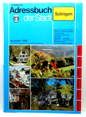 Morsbachs adressbuch der - der, stadt