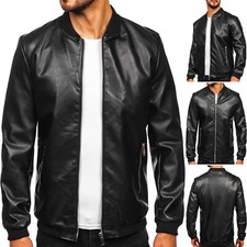 Kunstlederjacke Bomberjacke