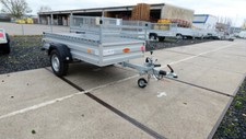 Böckmann PKW Anhänger 1350 kg mit H-Gestell und Seitenreling Trailer Camping