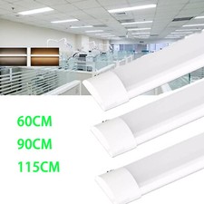LED 60/90/115cm Feuchtraumleuchte Werkstatt Garage Röhren Lampe Deckenleuchte
