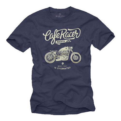 Vintage cafe racer shirt - vintage, t-shirt