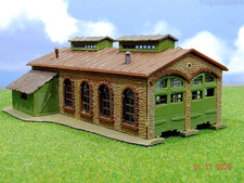 FALLER Spur N 2116 ZWEISTÄNDIGER LOKSCHUPPEN + Automatik | B289