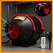 100mm Inline-Rohrventilator