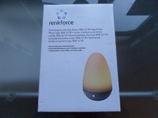 RENKFORCE RGB Stimmungsleuchte Egg Shape Mood Light 9 Farben mit Farbwechsel NEU