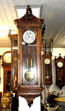 54244 Antike originle  Tolle  BAROCK Wiener Regulator-Nussbaum-128cm