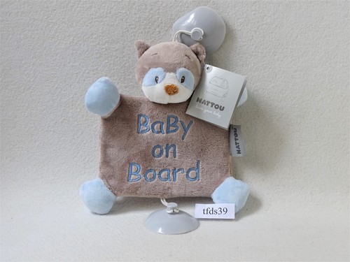 Nattou waschbär bob auto - waschbär,