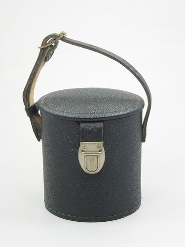 Pentacon lens case leather - lens,