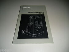 Betriebsanleitung Gabelstapler Forklift Crown Serie ESR Stand Juli 1993