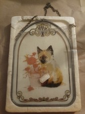 Vintage Glas Fenster Bild Siam