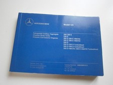 Mercedes Benz W 124, Fahrgestell, originaler Ersatzteilkatalog - Bildteil, 1988