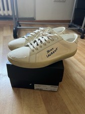 Yves Saint Laurent Used Look Sneaker Gr. 42 Beige Braun Herren