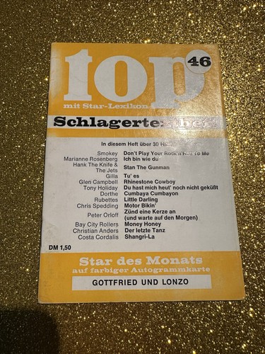 Top schlagertextheft - top, (