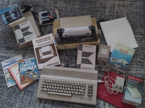 Commodore c64 mit drucker - commodore,