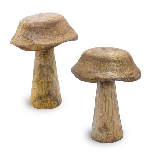 Mango holz pilz figur - figur, 14
